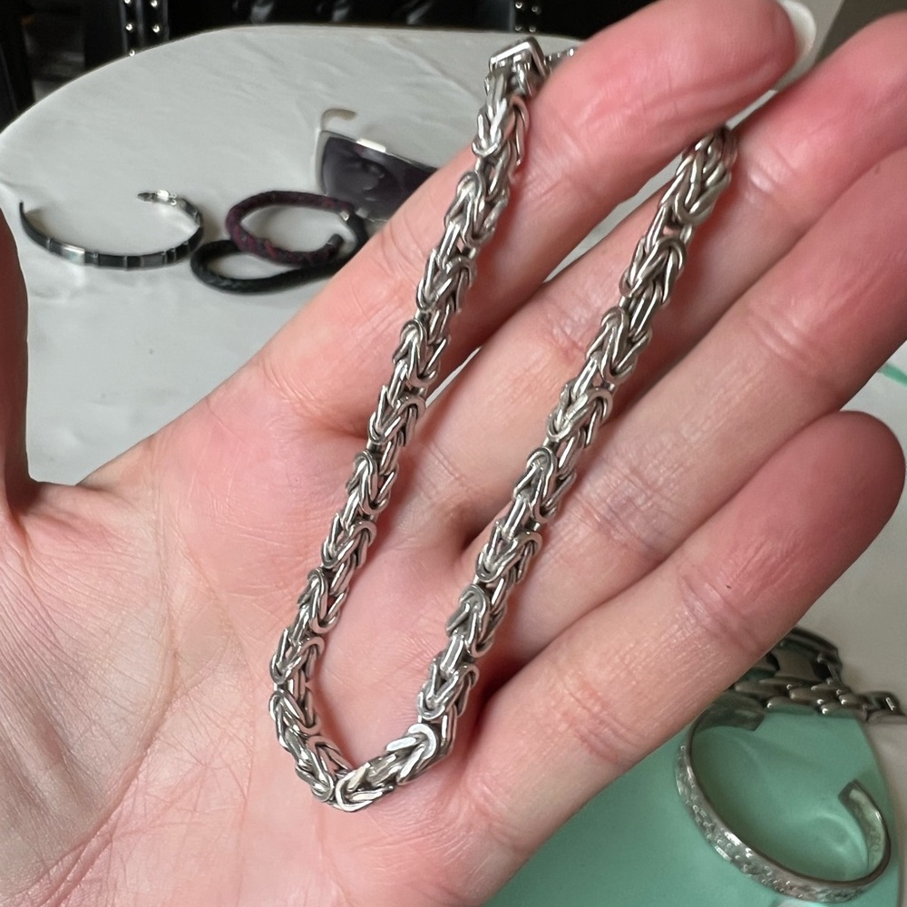 Bracelet for men’s made in Italy 925 - Picture 6 of 8